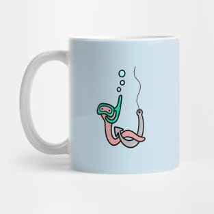 Worm on a Hook Mug